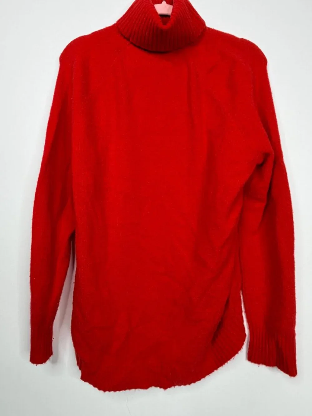 J. Crew Turtleneck Sweater in Supersoft Yarn Red Small #A3064